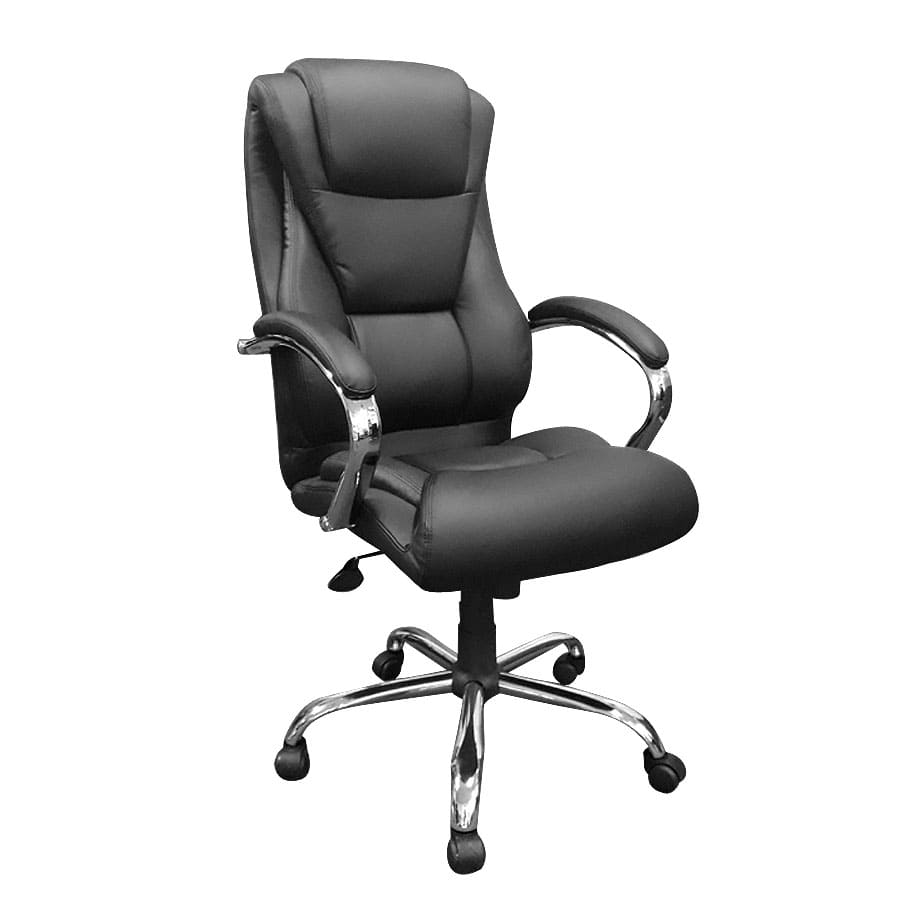 Ergodynamic BOSS CHAIR Executive High Back Man made faux leather office  chair - Cost U Less | Total Furniture & Interior Solutions